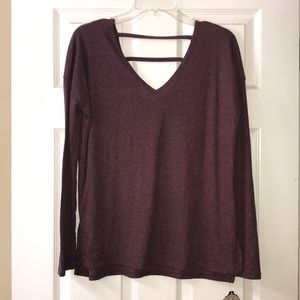 Long Sleeve Plum Top